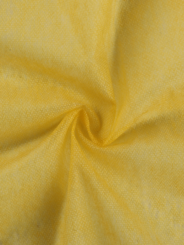 Polyester + Nylon Leve pondus Color Yellow High Grade Vestimentum Fusible Non Texta Interlining